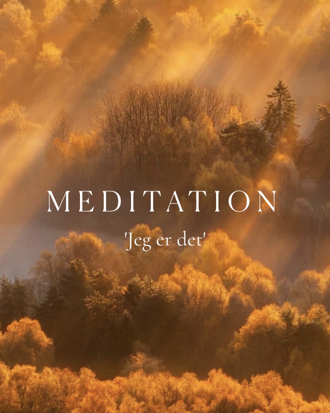 Meditation – Jeg er det