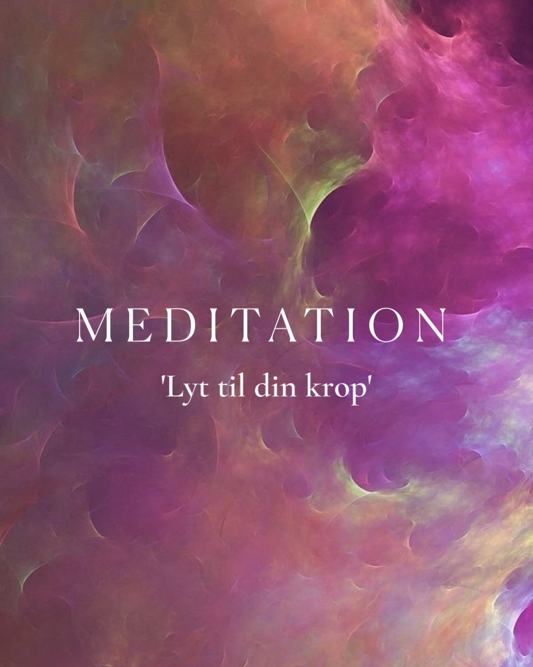 Meditation – Lyt til din krop