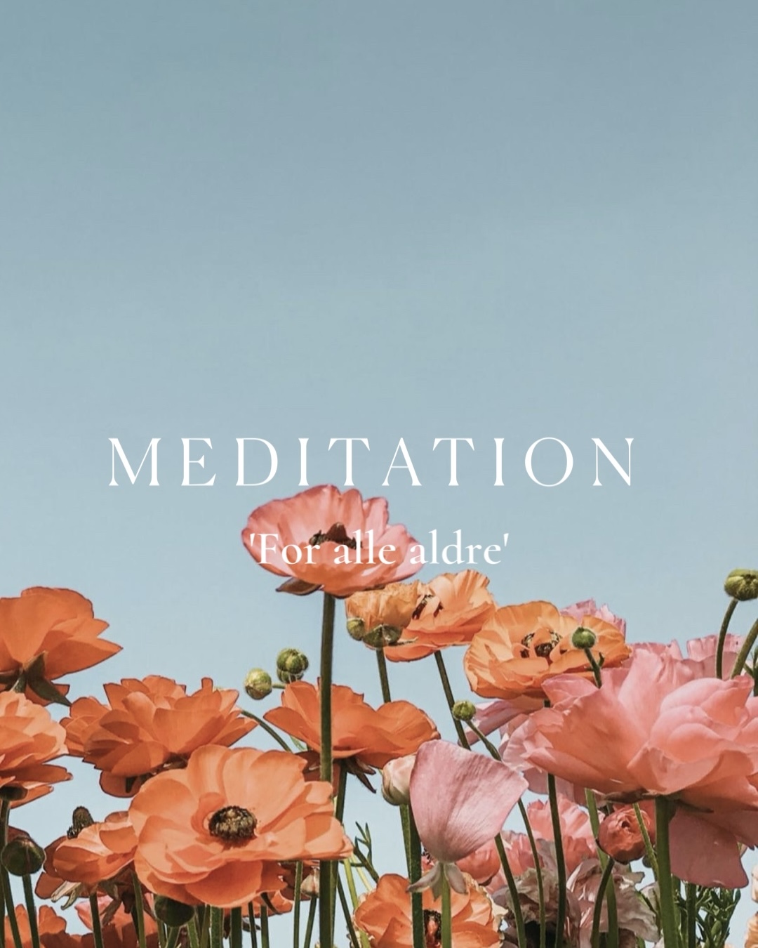 Meditation – For alle aldre